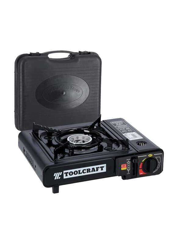 

Generic Compact Outdoor Portable Gas Stove with Variable Heat Control, Black