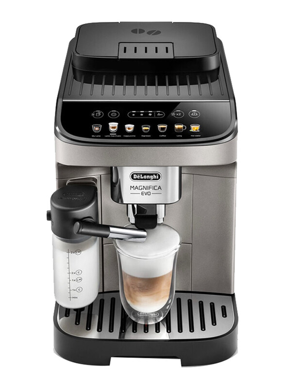 

Delonghi Magnifica Evo Fully Automatic Bean-to-Cup Coffee Machine, ECAM290.81.TB, Silver/Black