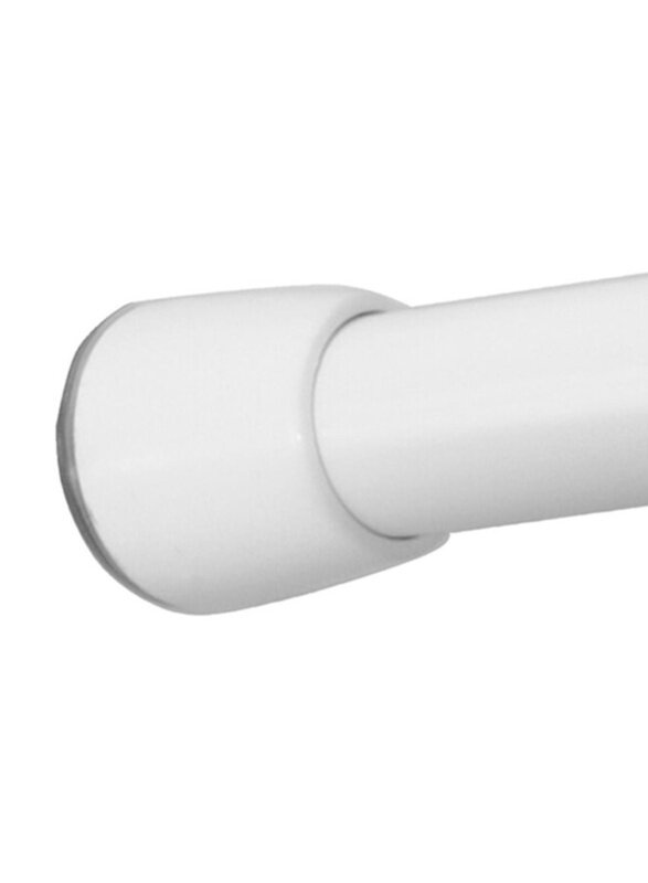 

InterDesign Cameo Shower Curtain Tension Rod, Small, White
