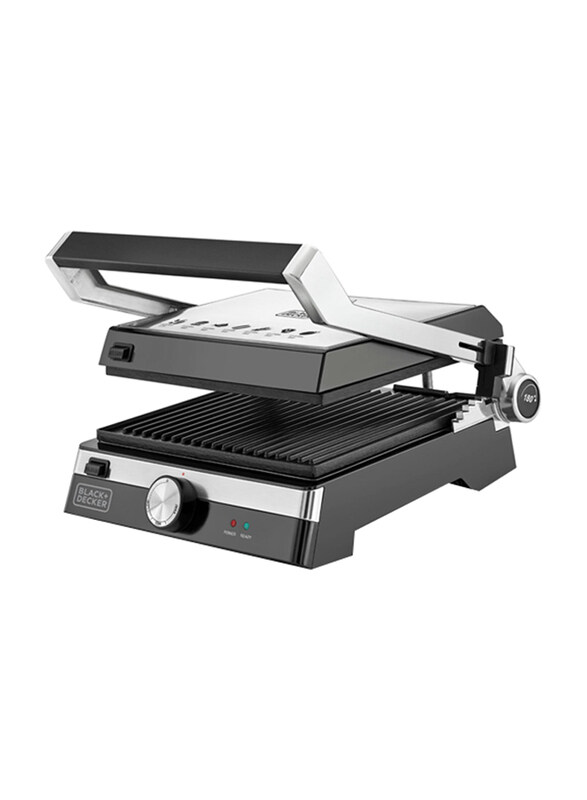 

Black+Decker Grill, 2000W, CG2000-B5, Silver/Black