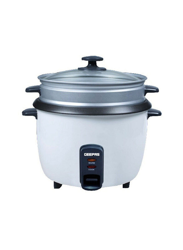 

Geepas 0.6L Electric Rice Cooker, White