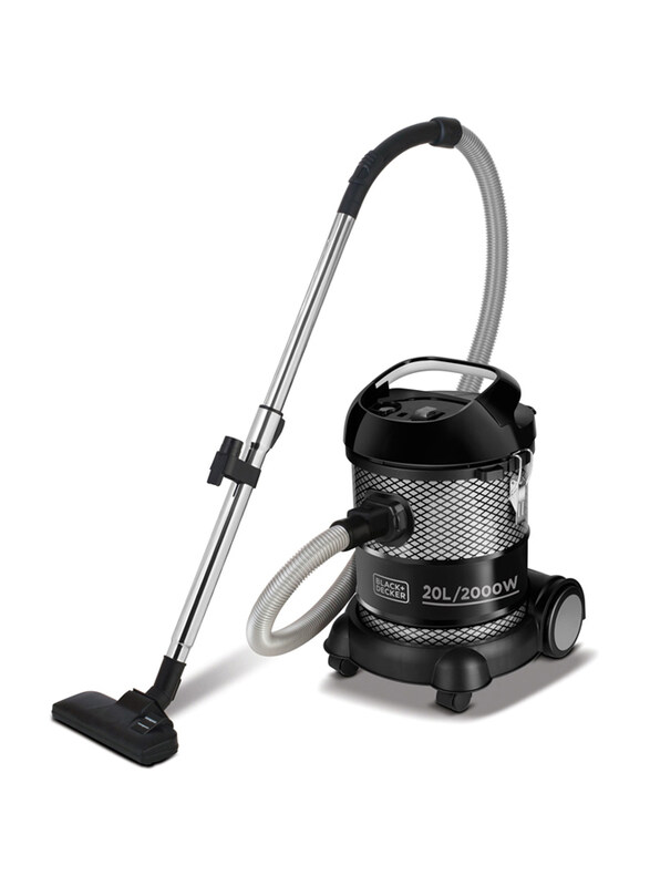 

Black+Decker Barrel Drum Vacuum Cleaner, 2000W, BV2000-B5, Black