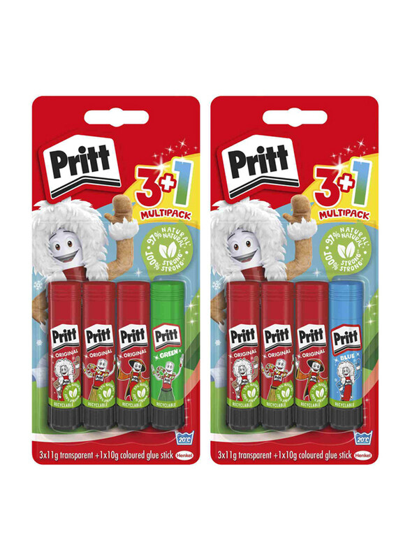 

Pritt Safe & Child-Friendly Craft Glue Set, 2 Packs, Multicolour