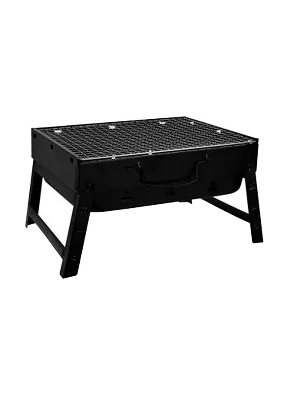 

Royalford Durable Iron Barbeque Stand with Grill, Black