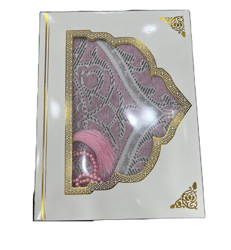 Prayer mat set small box pink