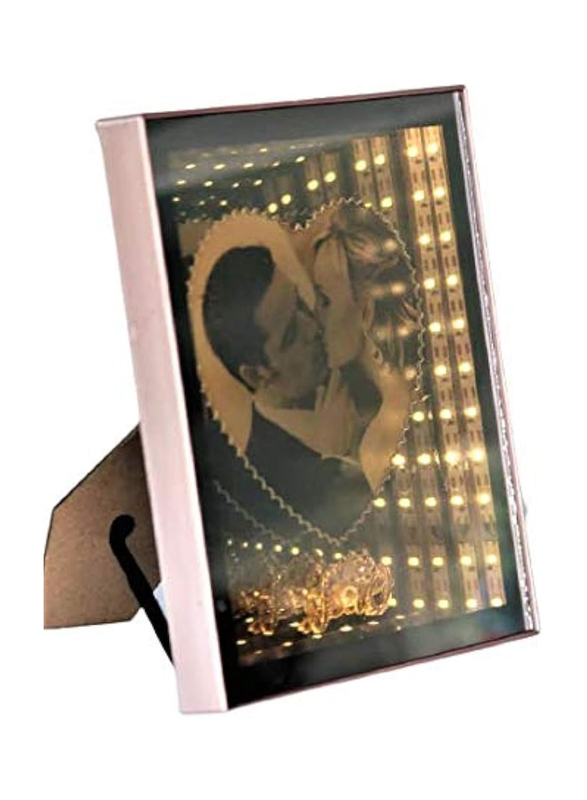 Perfect Mania Gift Wedding Heart Thumbprint Keepsak Photo Frame, Multicolour
