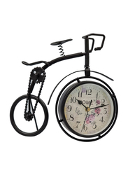 Perfect Mania Vintage Style Bicycle Metal Clock, Black