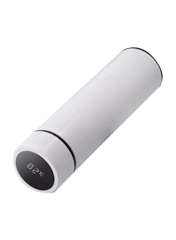 Perfect Mania 500ml Vacuum Flask with Temperature LED Display, White