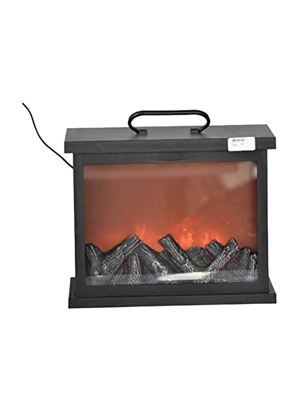 

Perfect Mania Gift Fake Fire Tabletop Lamp, Medium, Black