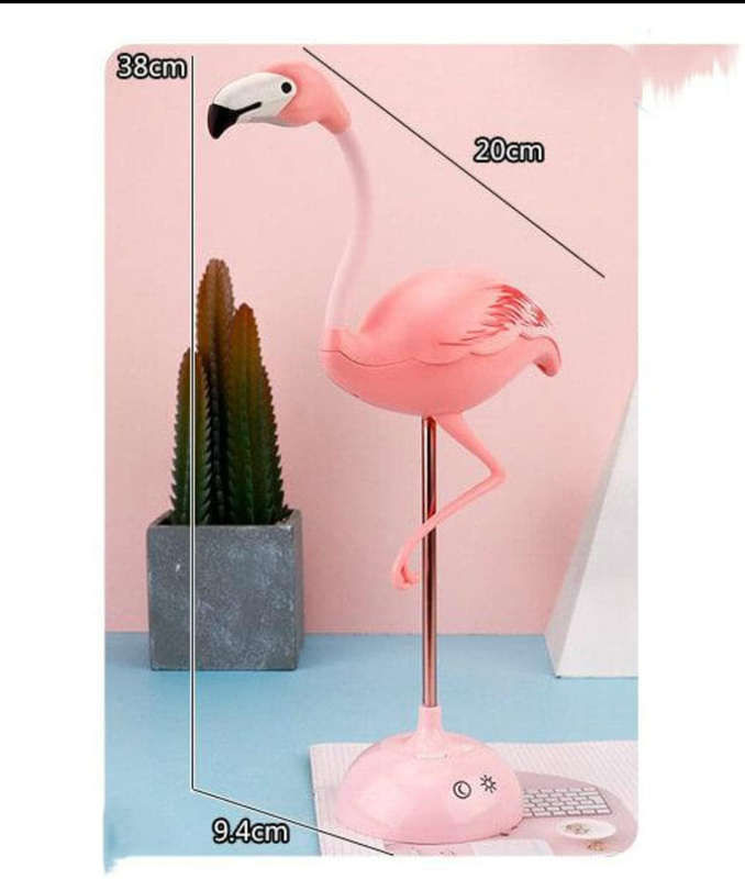Perfect Mania Gift Flamingo Touch Sensor Switch Table Top Lamp, Pink