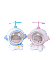 Perfect Mania Astronaut Model Ornaments Cute Spaceman Night Light, Multicolour