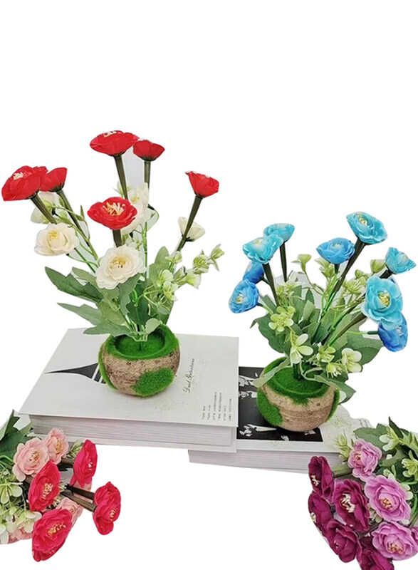 

Perfect Mania Artificial Flower Pot, Multicolour