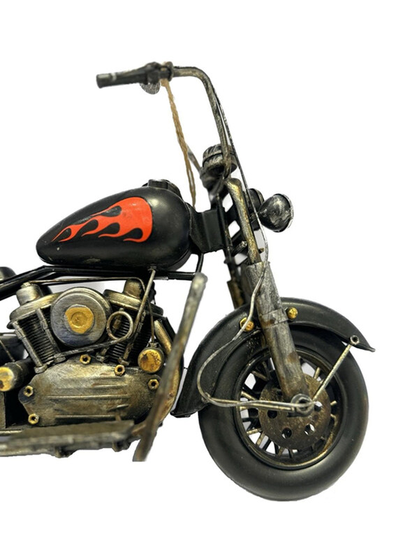 

Perfect Mania Gift Flame Retro Motorcycle Vintage, Black/Red