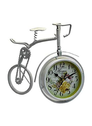 Perfect Mania Gift Tabletop Decorative Cycle Clock, White