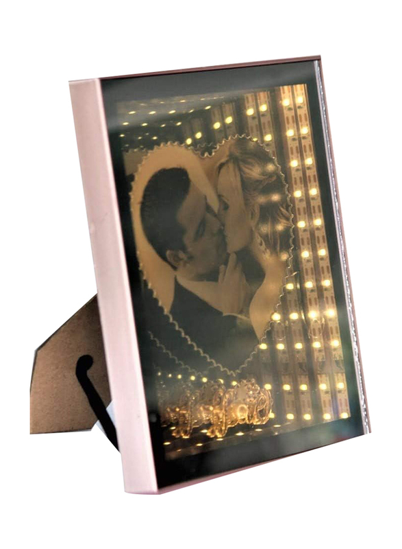 Perfect Mania Gift Wedding Heart Thumbprint Keepsak Photo Frame, Multicolour
