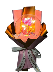 Perfect Mania Artificial Flower Bouquet with Light, Multicolour