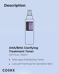 Cosrx AHA/BHA Clarifying Treatment Toner, 150ml