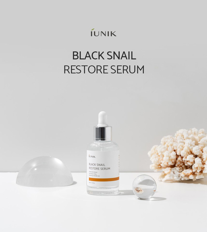 Iunik Black Snail Restore Serum, 50ml