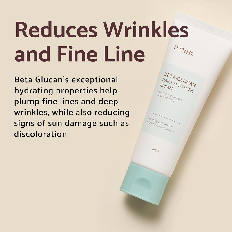 Iunik Beta Glucan Daily Moisture Cream, 60ml
