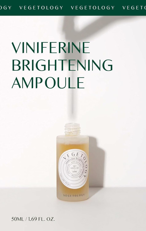 Vegetology Viniferine Brightening Ampoule, 50ml