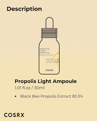 Cosrx Full Fit Propolis Light Ampule, 30ml