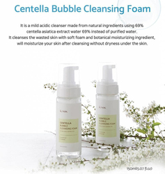 Iunik Centella Bubble Cleansing Foam, 150ml