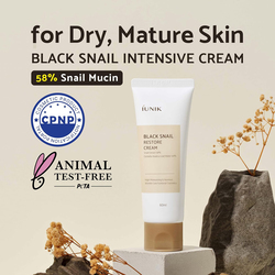 Iunik Black Snail Restore Cream, 60ml