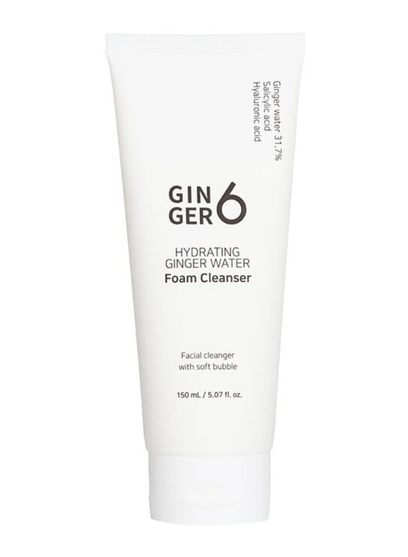 Ginger 6 Hydrating Ginger Water Foam Cleanser, 150ml