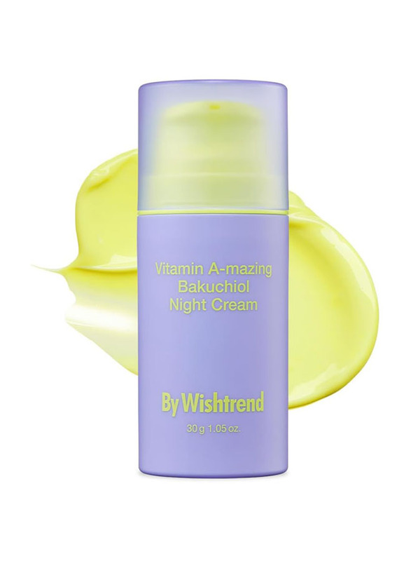 By Wishtrend Vitamin A-Mazing Bakuchiol Night Cream, 30gm