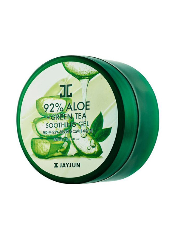 Jayjun 92% Aloe with Green Tea Soothing Gel, 300ml