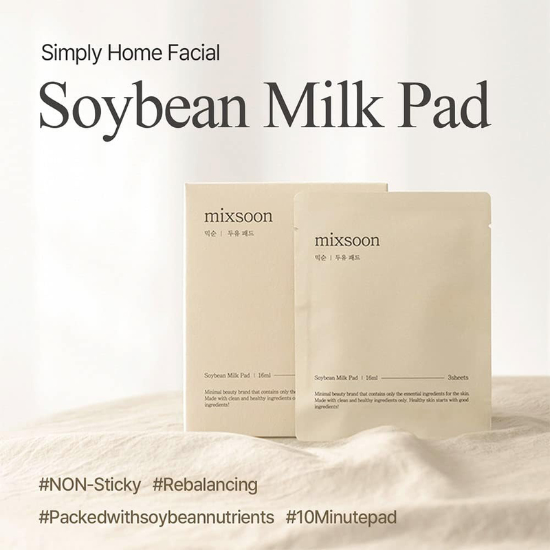 Mixsoon Soybean Milk Pad Face Mask, 10 Pieces