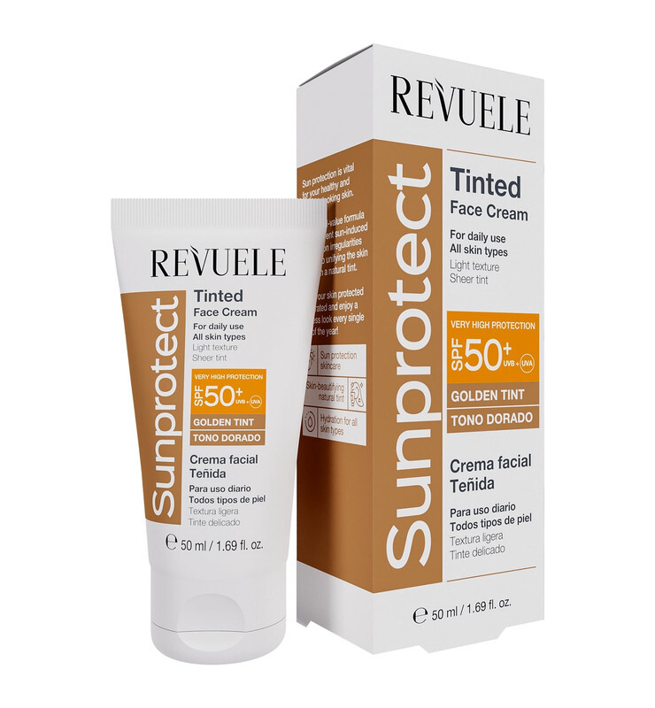 Revuele Sunprotect Tinted Face Cream Golden Tint SPF 50+