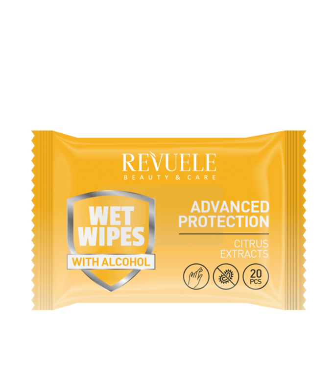 Revuele Wet Wipes Advanced Protection Citrus Extract