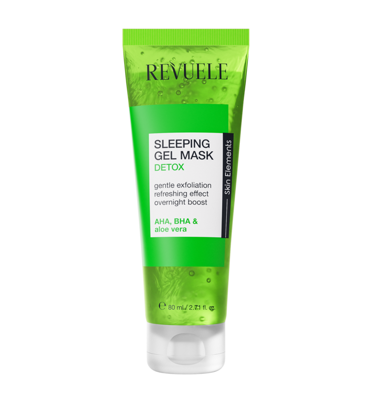 Revuele Sleeping Gel  Mask - Detox - Green
