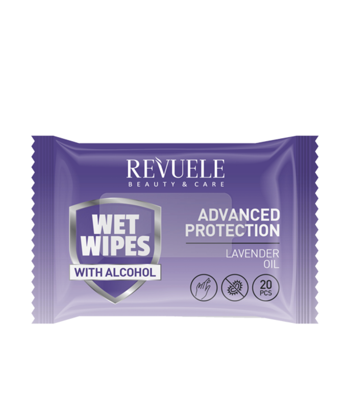 Revuele Wet Wipes Advanced Protection Lavender Oil