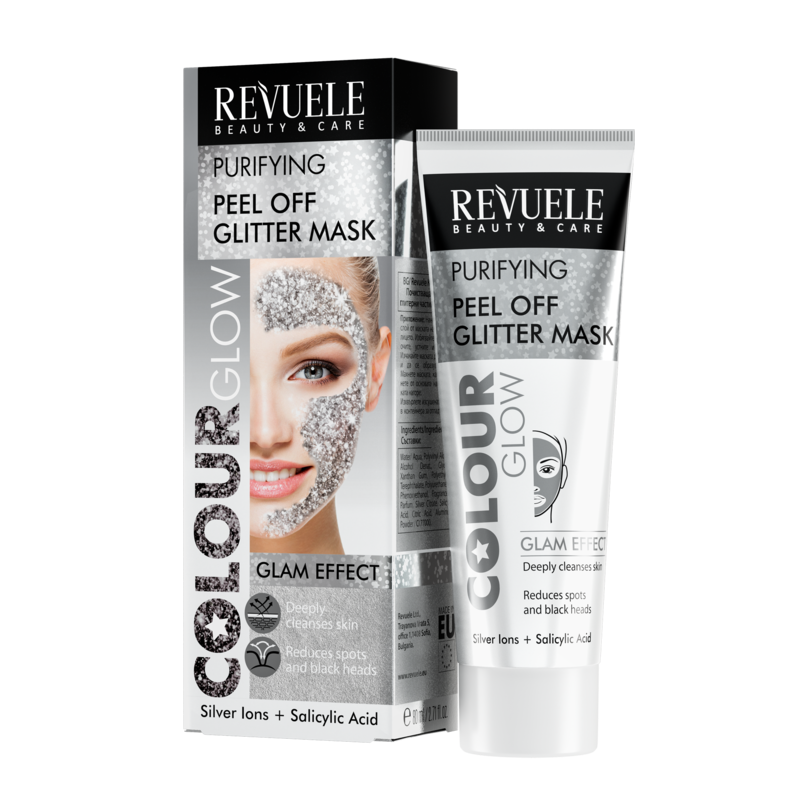 

Revuele Color Glow Silver Purifying Peel Off Glitter Mask