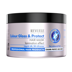 Revuele Professional Hair Products Hair Mask Color Gloss and Protect 