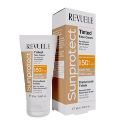 Revuele Sunprotect Tinted Face Cream Light Tint SPF 50+