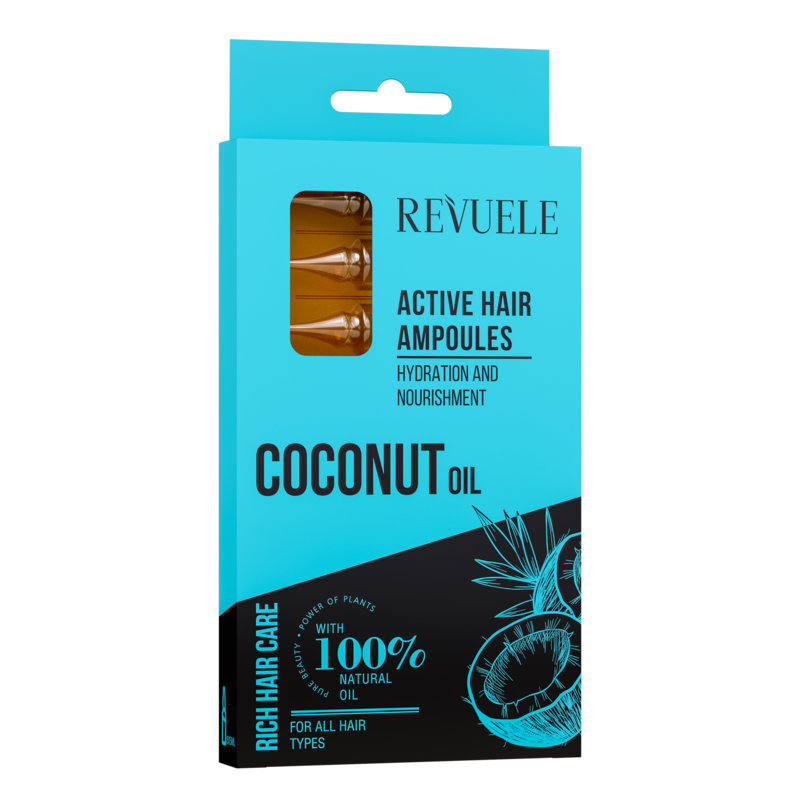 Revuele Coconut Oil Active Hair Ampoules 8x5 ml