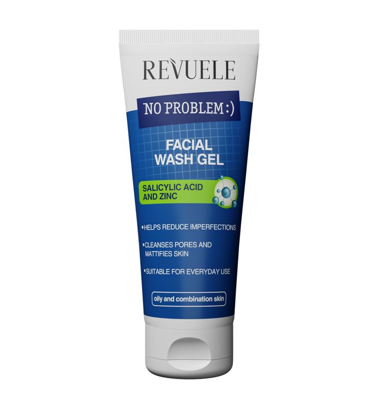 Revuele No Problem Facial Wash Gel Salicylic Acid And Zinc