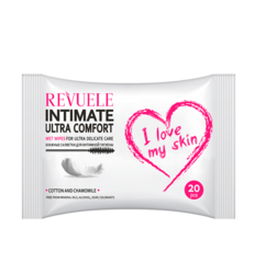 Revuele Wet Wipes Intimate I Love My Skin Ultra Comfort With Cotton And Chamomile