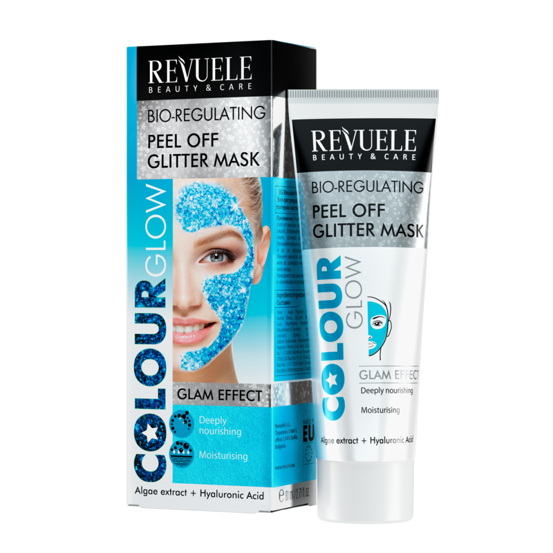 Revuele Color Glow Blue Bio Regulating Peel Off Mask