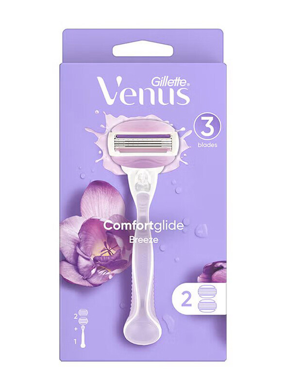 

Gillette Venus Comfortglide Breeze Handle with 2 Blades, 3 Pieces