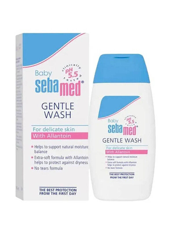 

Sebamed 200ml Baby Gentle Wash for Delicate Skin with Allantoin, White