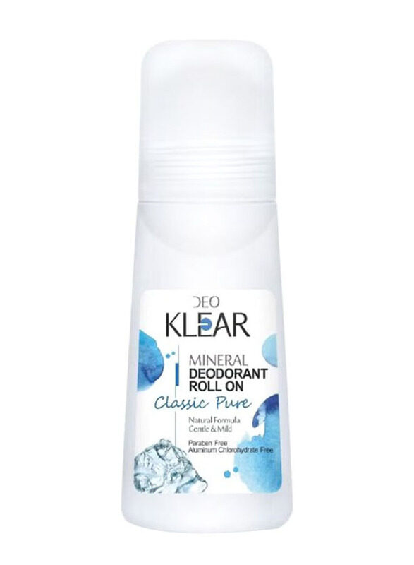 

Deo Klear Mineral Classic Pure Deodorant Roll On, 65ml