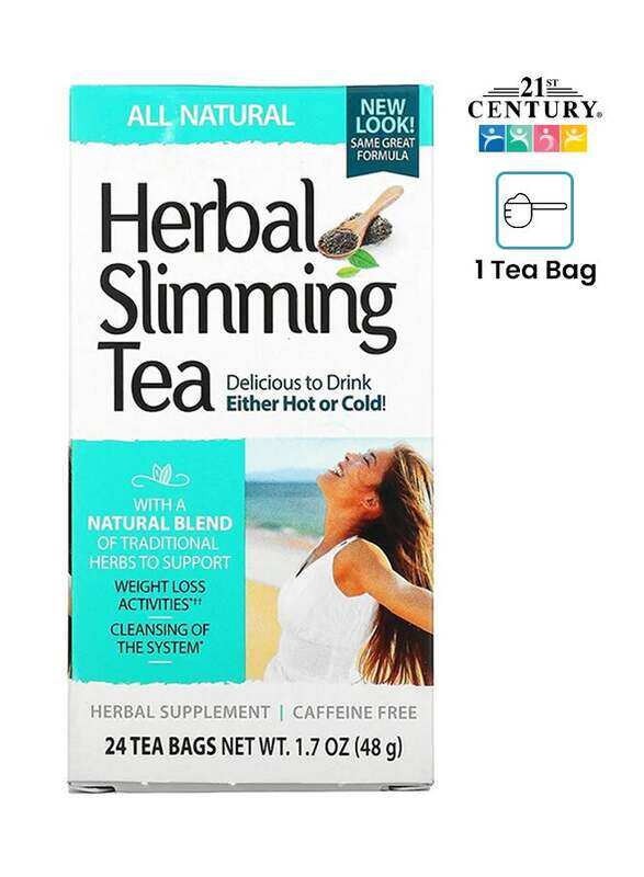 

21st Century Natural Herbal Slimming Tea, 24 Tea Bags