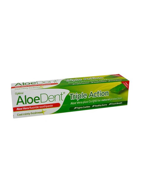 

Aloe Dent Triple Action Fluoride Aloe Vera Toothpaste, 1 Piece