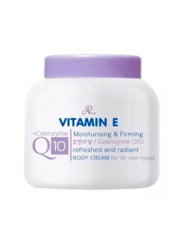 

AR Vitamin E CoEnzyme Q10 Moisturizing & Firming Body Cream, 200ml