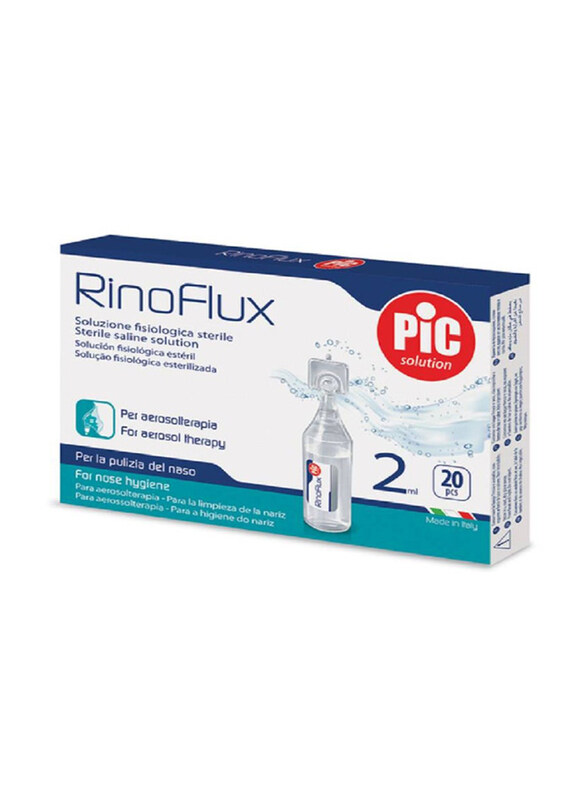 

Pic Rinoflux Physiological Solution, 2ml, 20 Pieces, 20 Piece