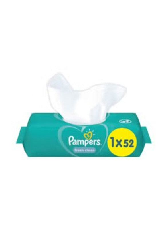 

Pampers 52 Pieces Fresh Clean Baby Wipes for Kids